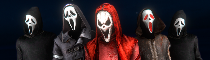 Os cinco Ghostfaces que prometem acabar com a vida de muitos.